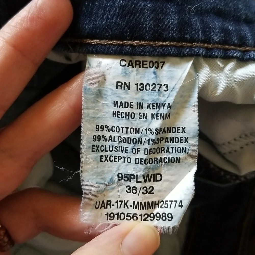 Wrangler Straight Fix Flex Jeans Size 36/32